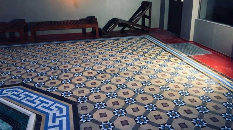 Historic building tile restoration