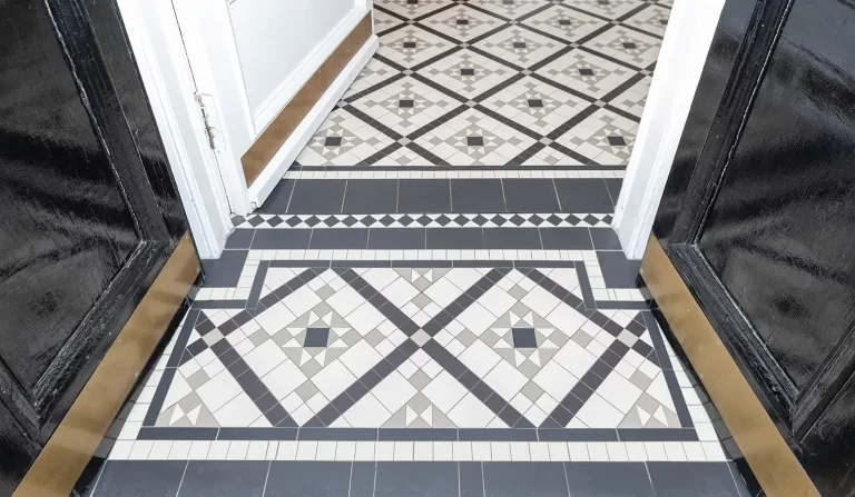 victorian hallway tiling