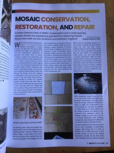 BAMM Restoration Tiling Magazine Article